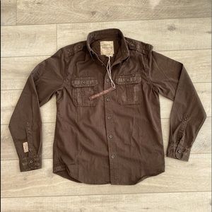 Surplus Raw Vintage Cologne Mens XL Long Sleeve Button Down